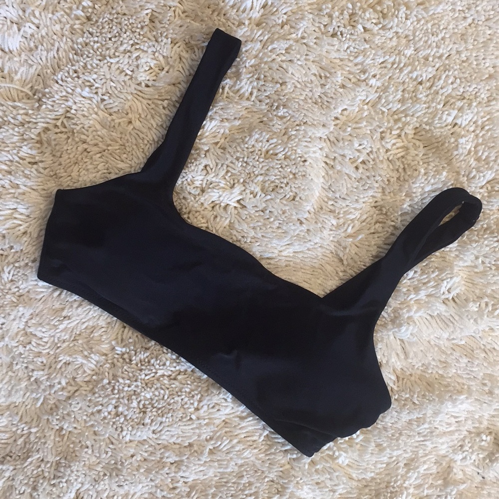 Aerie black swim top